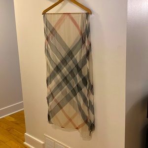 Burberry Silk Scarf